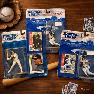 Starting Lineup Figures Lot Mark McGwire Cal Ripken Jr‎ Frank Thomas 1993 1997